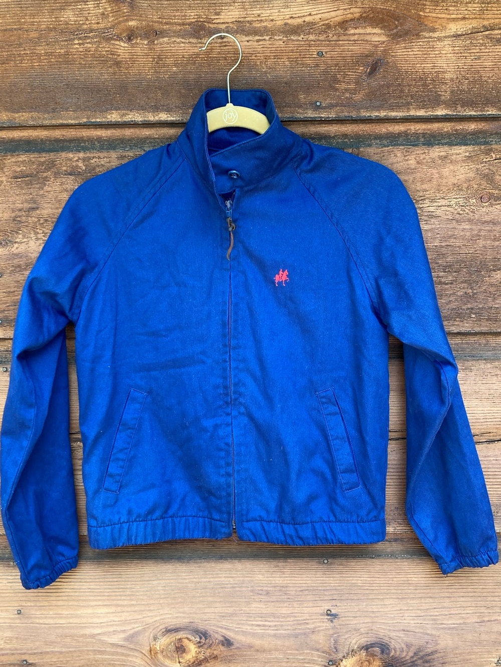 Saddlebred Blue Jacket Equestrian Logo